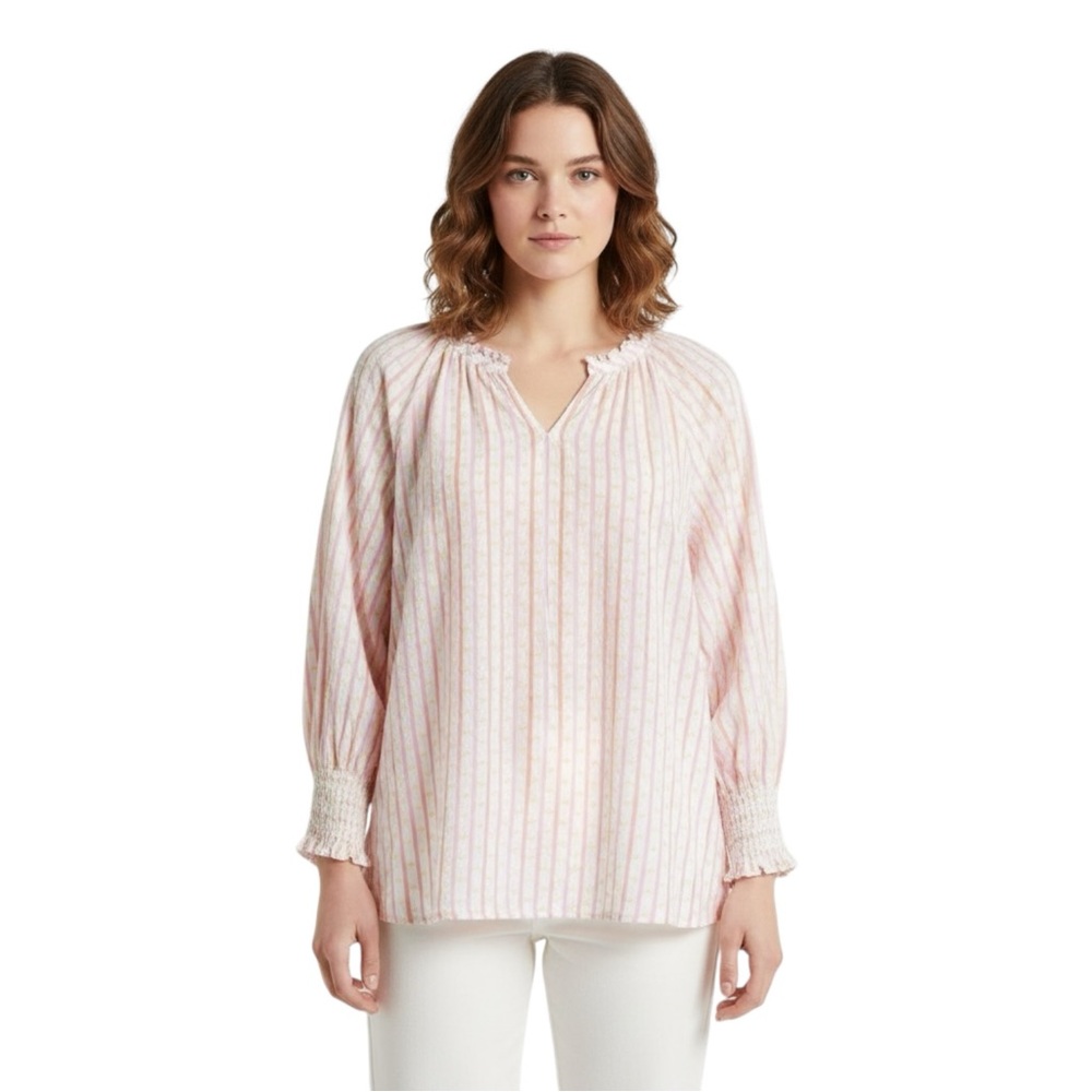 47. Talbots Multicolor Striped Blouse
